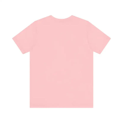 Pink short-sleeved Rhode Island Beach Vibes Unisex Tee Shirt for casual wear