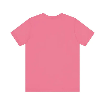 Pink short-sleeve Tee Shirt for Rhode Island Beach Vibes, unisex design