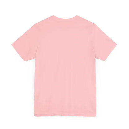 Pink short-sleeved Rhode Island Beach Vibes Unisex Tee Shirt for casual summer wear