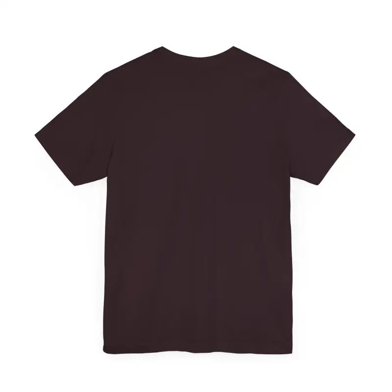 Dark brown Rhode Island Beach Vibes Unisex Tee Shirt displayed on a neutral background