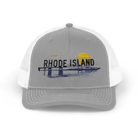 Rhode Island Embroidered Snapback Trucker Cap for Style - Ocean State Styles
