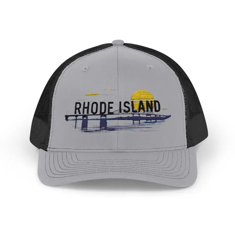 Rhode Island Embroidered Snapback Trucker Cap for Style - Ocean State Styles