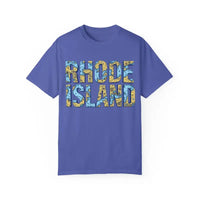 Rhode Island Garment Dyed Unisex T-Shirt Casual Coastal Vibe - Ocean State Styles