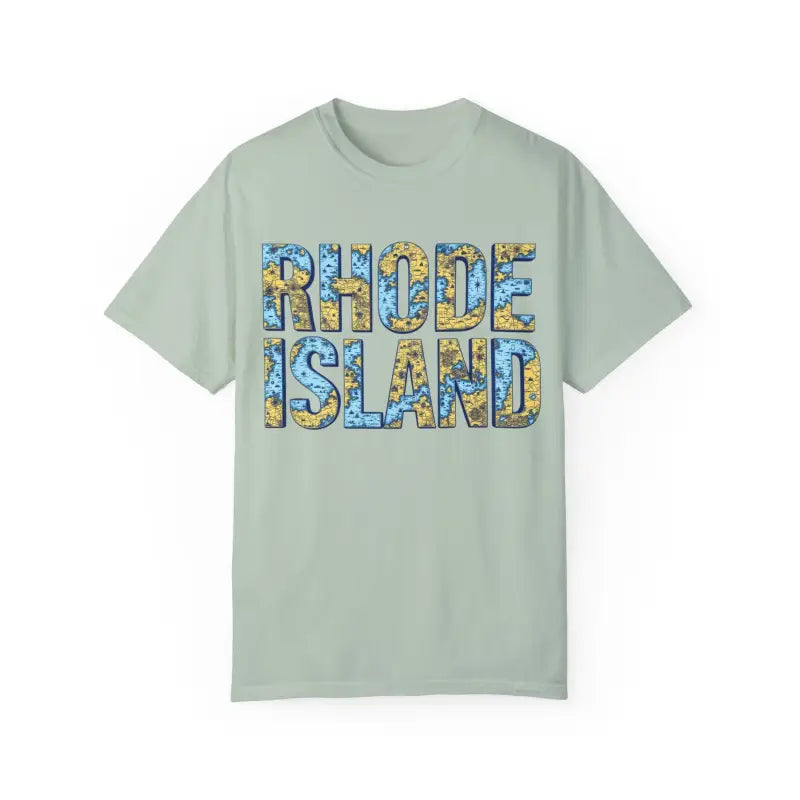 Rhode Island Garment Dyed Unisex T-Shirt Casual Coastal Vibe - Ocean State Styles