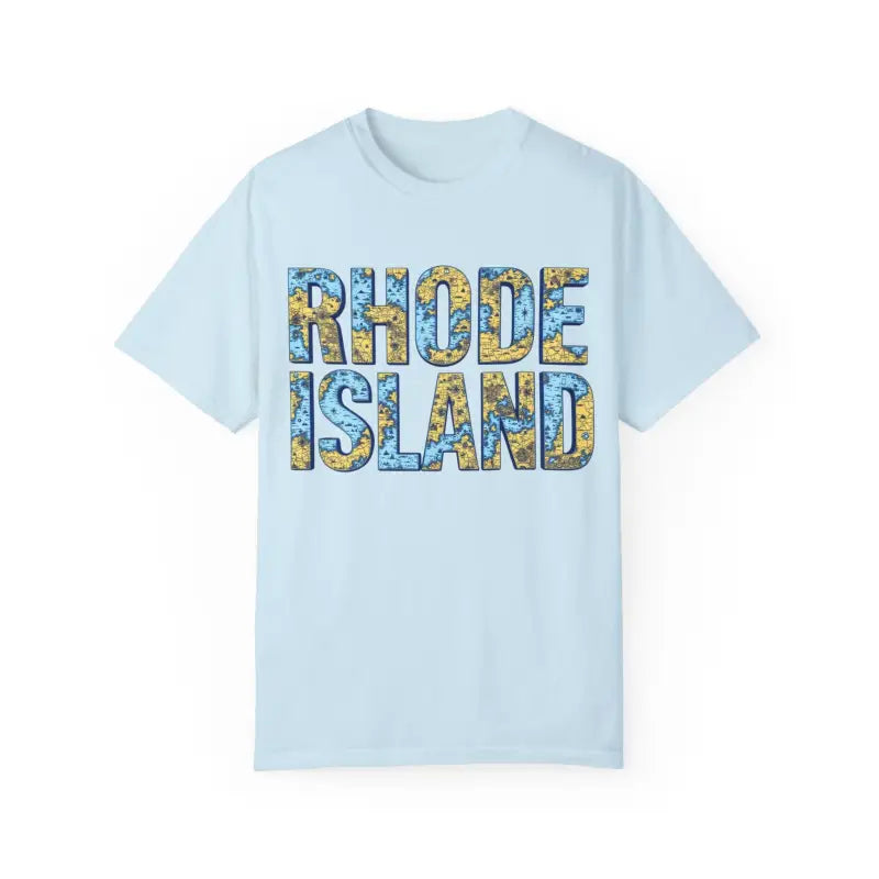 Rhode Island Garment Dyed Unisex T-Shirt Casual Coastal Vibe - Ocean State Styles