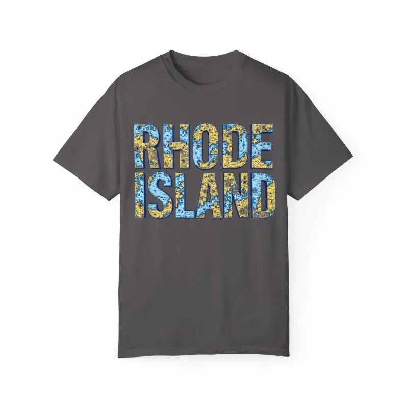 Rhode Island Garment Dyed Unisex T-Shirt Casual Coastal Vibe - Ocean State Styles