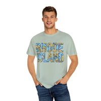 Rhode Island Garment Dyed Unisex T-Shirt Casual Coastal Vibe - Ocean State Styles