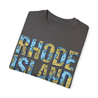 Rhode Island Garment Dyed Unisex T-Shirt Casual Coastal Vibe - Ocean State Styles