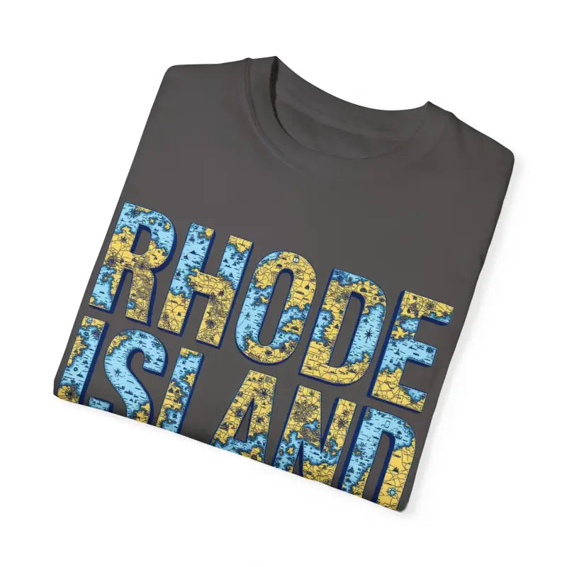 Rhode Island Garment Dyed Unisex T-Shirt Casual Coastal Vibe - Ocean State Styles