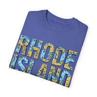 Rhode Island Garment Dyed Unisex T-Shirt Casual Coastal Vibe - Ocean State Styles