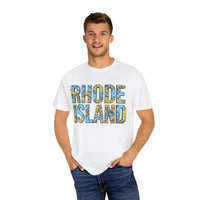 Rhode Island Garment Dyed Unisex T-Shirt Casual Coastal Vibe - Ocean State Styles