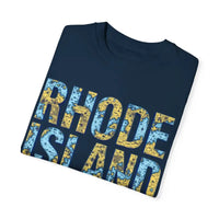 Rhode Island Garment Dyed Unisex T-Shirt Casual Coastal Vibe - Ocean State Styles