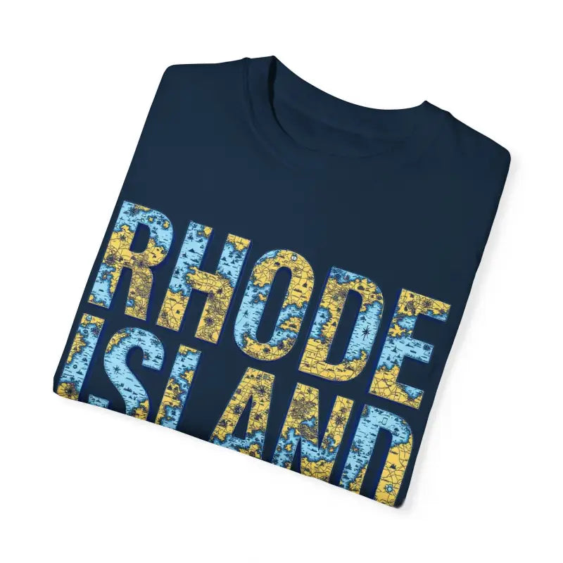 Rhode Island Garment Dyed Unisex T-Shirt Casual Coastal Vibe - Ocean State Styles