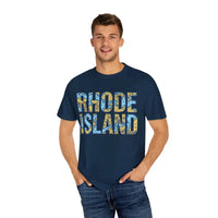 Rhode Island Garment Dyed Unisex T-Shirt Casual Coastal Vibe - Ocean State Styles