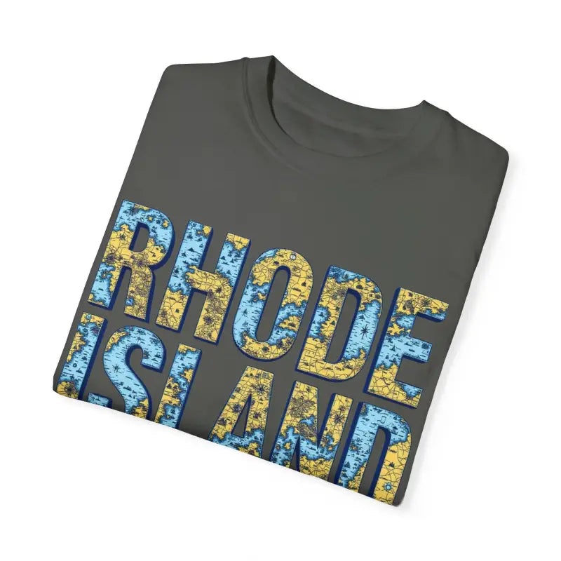 Rhode Island Garment Dyed Unisex T-Shirt Casual Coastal Vibe - Ocean State Styles