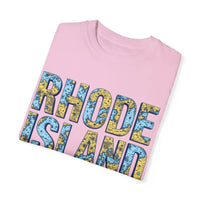 Rhode Island Garment Dyed Unisex T-Shirt Casual Coastal Vibe - Ocean State Styles