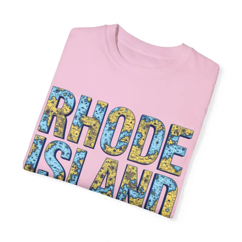 Rhode Island Garment Dyed Unisex T-Shirt Casual Coastal Vibe - Ocean State Styles
