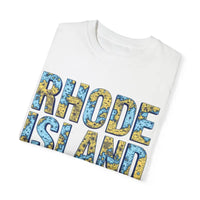 Rhode Island Garment Dyed Unisex T-Shirt Casual Coastal Vibe - Ocean State Styles