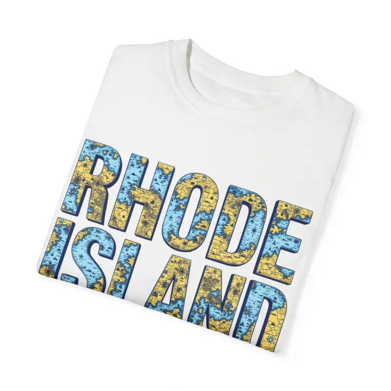 Rhode Island Garment Dyed Unisex T-Shirt Casual Coastal Vibe - Ocean State Styles
