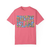 Rhode Island Garment Dyed Unisex T-Shirt Casual Coastal Vibe - Ocean State Styles
