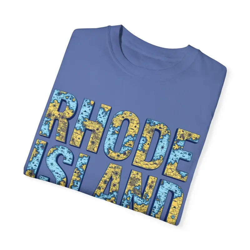 Rhode Island Garment Dyed Unisex T-Shirt Casual Coastal Vibe - Ocean State Styles