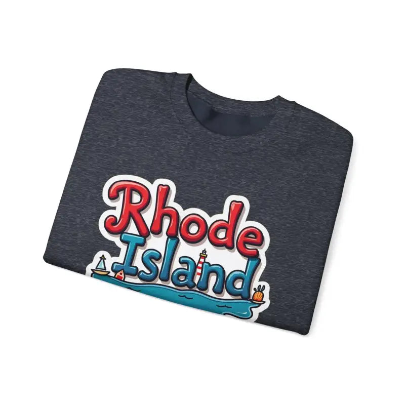 Rhode Island Graphic Crewneck Sweatshirt for Ultimate Comfort Casual Wear - Ocean State Styles