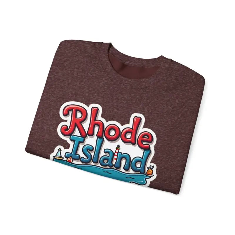 Rhode Island Graphic Crewneck Sweatshirt for Ultimate Comfort Casual Wear - Ocean State Styles