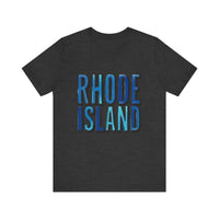 Rhode Island Graphic Tee Pink Unisex Jersey T-Shirt Style - Ocean State Styles