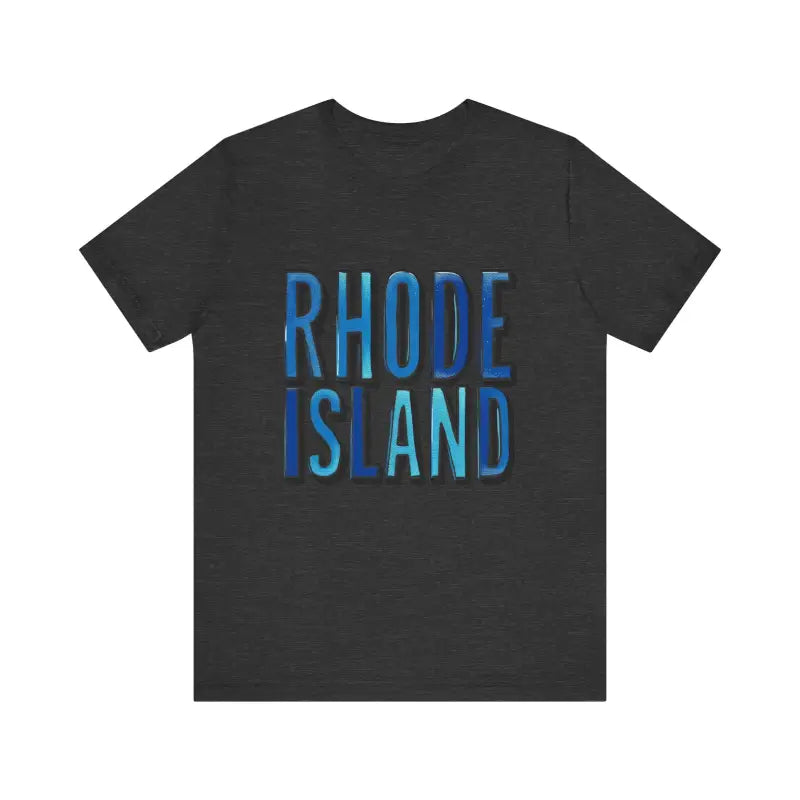 Rhode Island Graphic Tee Pink Unisex Jersey T-Shirt Style - Ocean State Styles