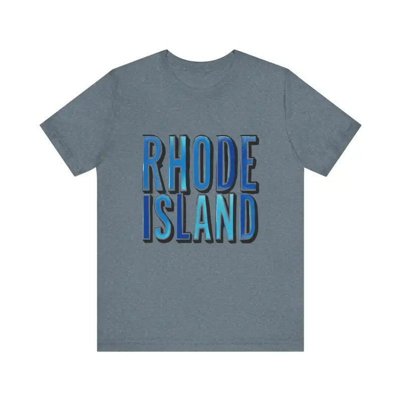 Rhode Island Graphic Tee Pink Unisex Jersey T-Shirt Style - Ocean State Styles