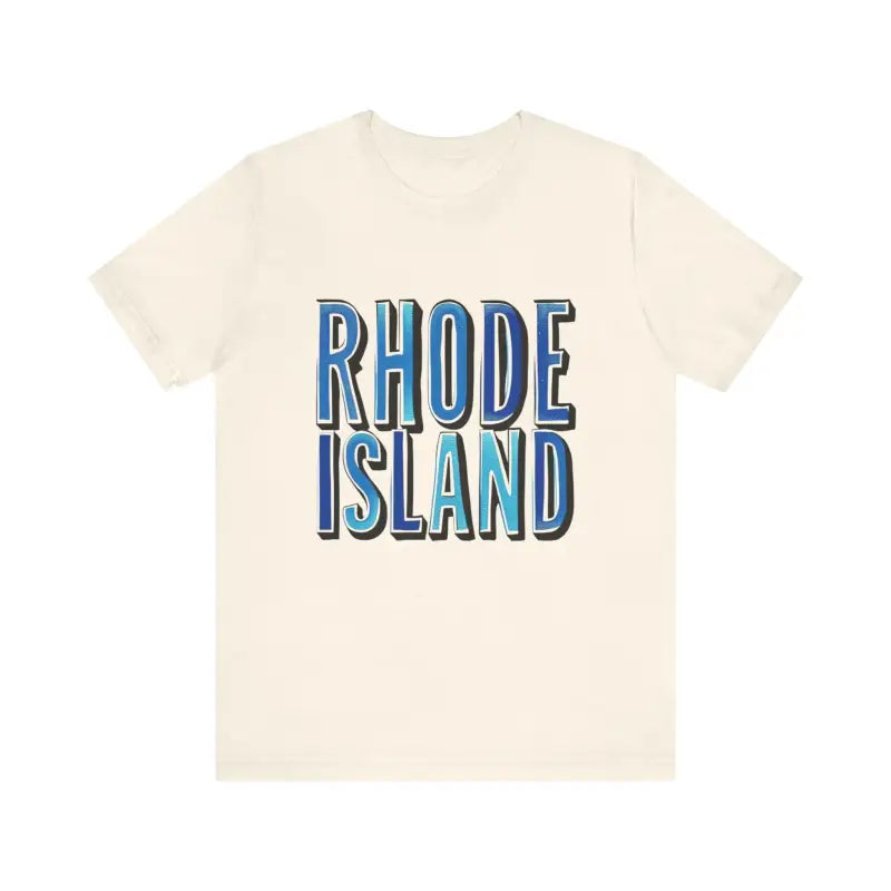 Rhode Island Graphic Tee Pink Unisex Jersey T-Shirt Style - Ocean State Styles