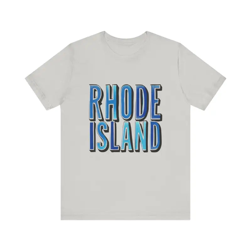 Rhode Island Graphic Tee Pink Unisex Jersey T-Shirt Style - Ocean State Styles