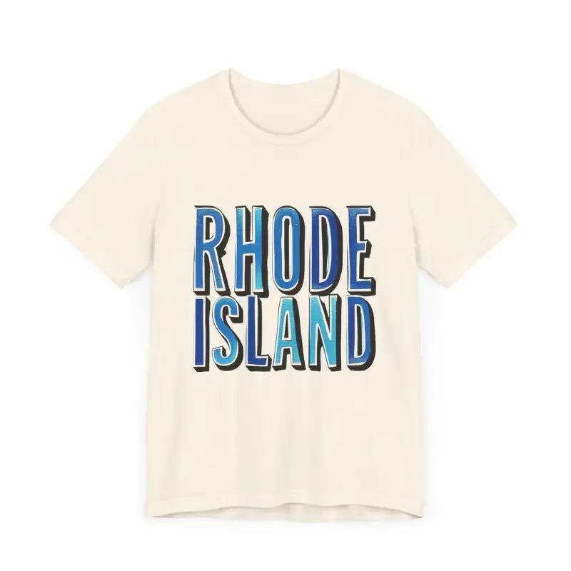 Rhode Island Graphic Tee Pink Unisex Jersey T-Shirt Style - Ocean State Styles