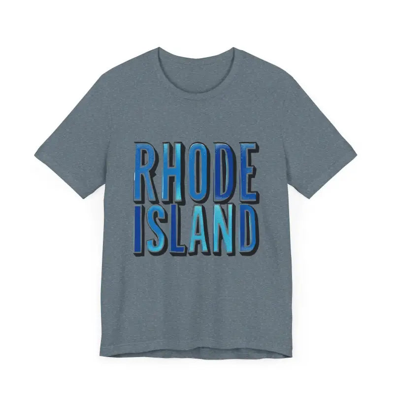 Rhode Island Graphic Tee Pink Unisex Jersey T-Shirt Style - Ocean State Styles