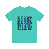 Rhode Island Graphic Tee Pink Unisex Jersey T-Shirt Style - Ocean State Styles