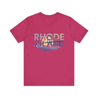 Rhode Island Graphic Unisex Jersey Tee for Casual Comfort - Ocean State Styles