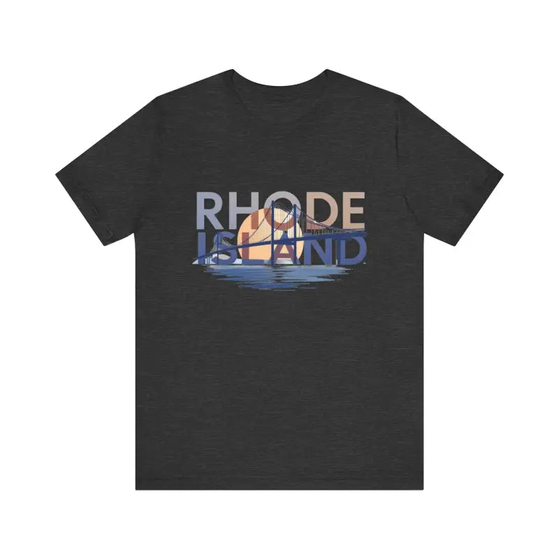 Rhode Island Graphic Unisex Jersey Tee for Casual Comfort - Ocean State Styles