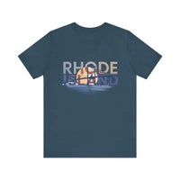 Rhode Island Graphic Unisex Jersey Tee for Casual Comfort - Ocean State Styles