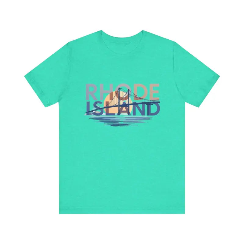 Rhode Island Graphic Unisex Jersey Tee for Casual Comfort - Ocean State Styles