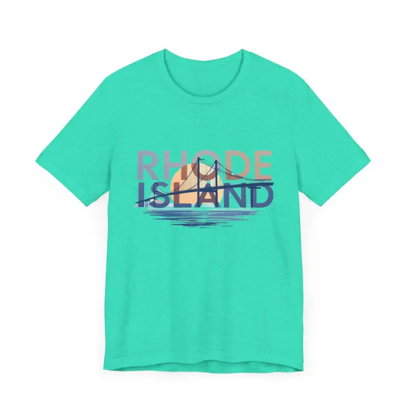 Rhode Island Graphic Unisex Jersey Tee for Casual Comfort - Ocean State Styles