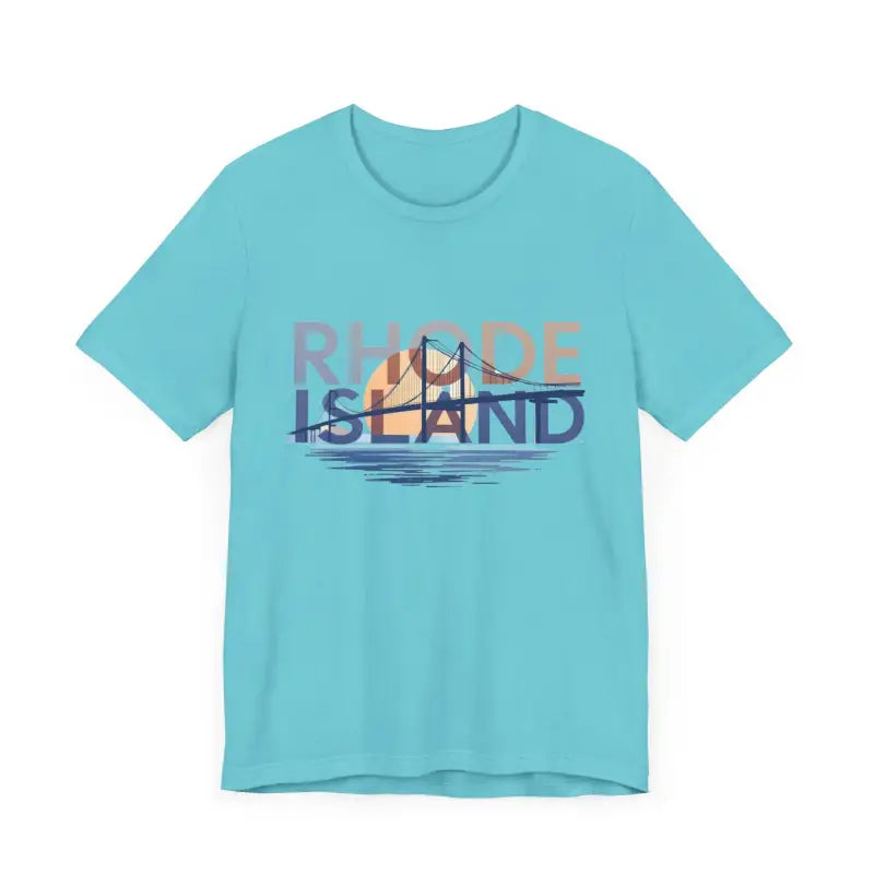 Rhode Island Graphic Unisex Jersey Tee for Casual Comfort - Ocean State Styles