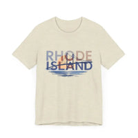Rhode Island Graphic Unisex Jersey Tee for Casual Comfort - Ocean State Styles