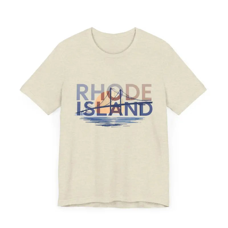 Rhode Island Graphic Unisex Jersey Tee for Casual Comfort - Ocean State Styles