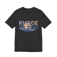 Rhode Island Graphic Unisex Jersey Tee for Casual Comfort - Ocean State Styles