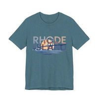 Rhode Island Graphic Unisex Jersey Tee for Casual Comfort - Ocean State Styles