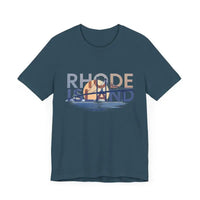 Rhode Island Graphic Unisex Jersey Tee for Casual Comfort - Ocean State Styles