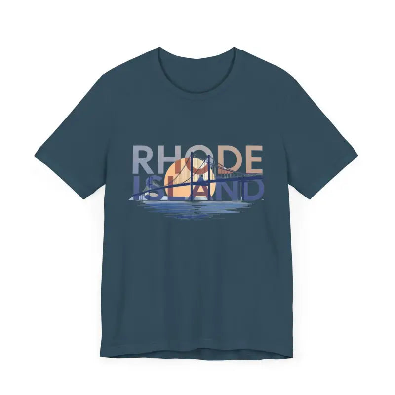 Rhode Island Graphic Unisex Jersey Tee for Casual Comfort - Ocean State Styles