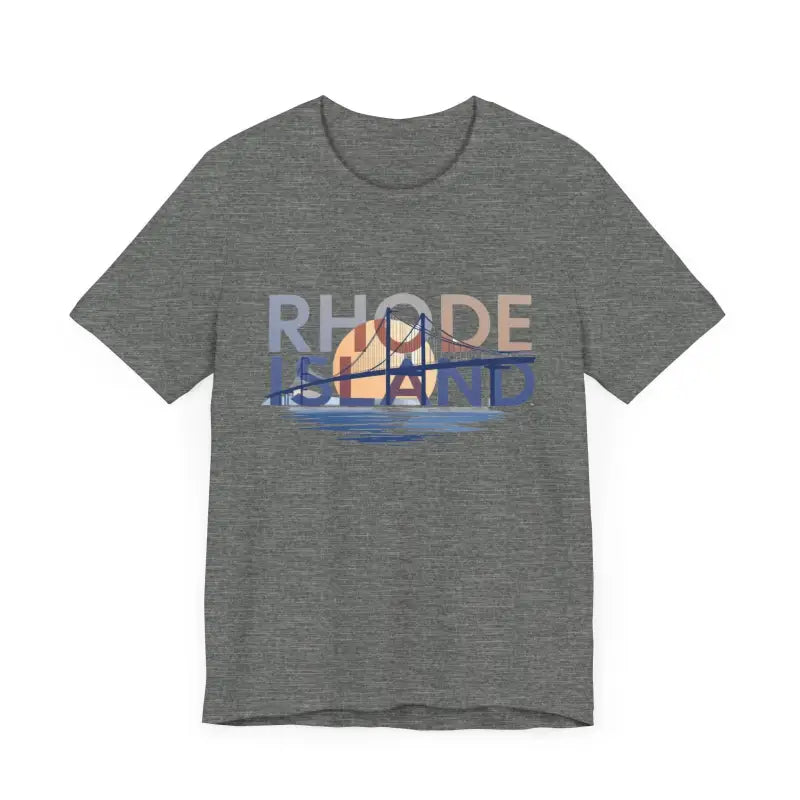 Rhode Island Graphic Unisex Jersey Tee for Casual Comfort - Ocean State Styles