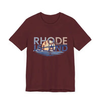 Rhode Island Graphic Unisex Jersey Tee for Casual Comfort - Ocean State Styles
