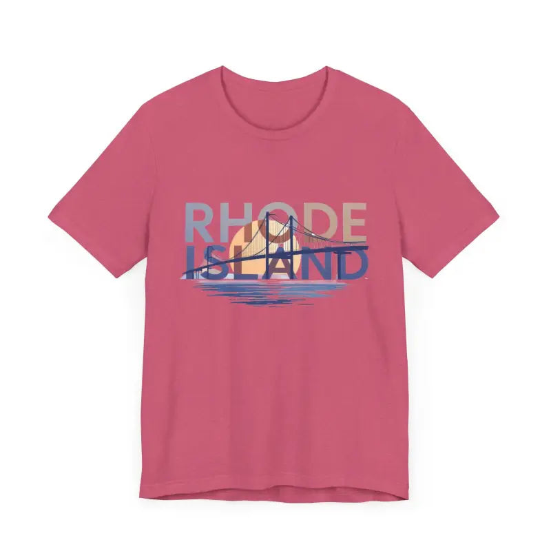Rhode Island Graphic Unisex Jersey Tee for Casual Comfort - Ocean State Styles